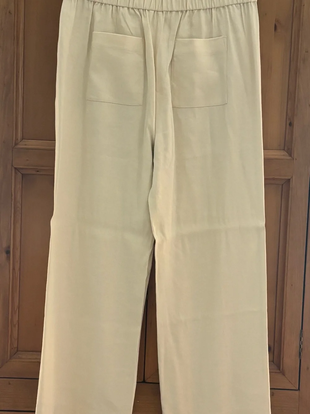 AYR The Al Fresco Linen Blend Pants Ivory Ecru